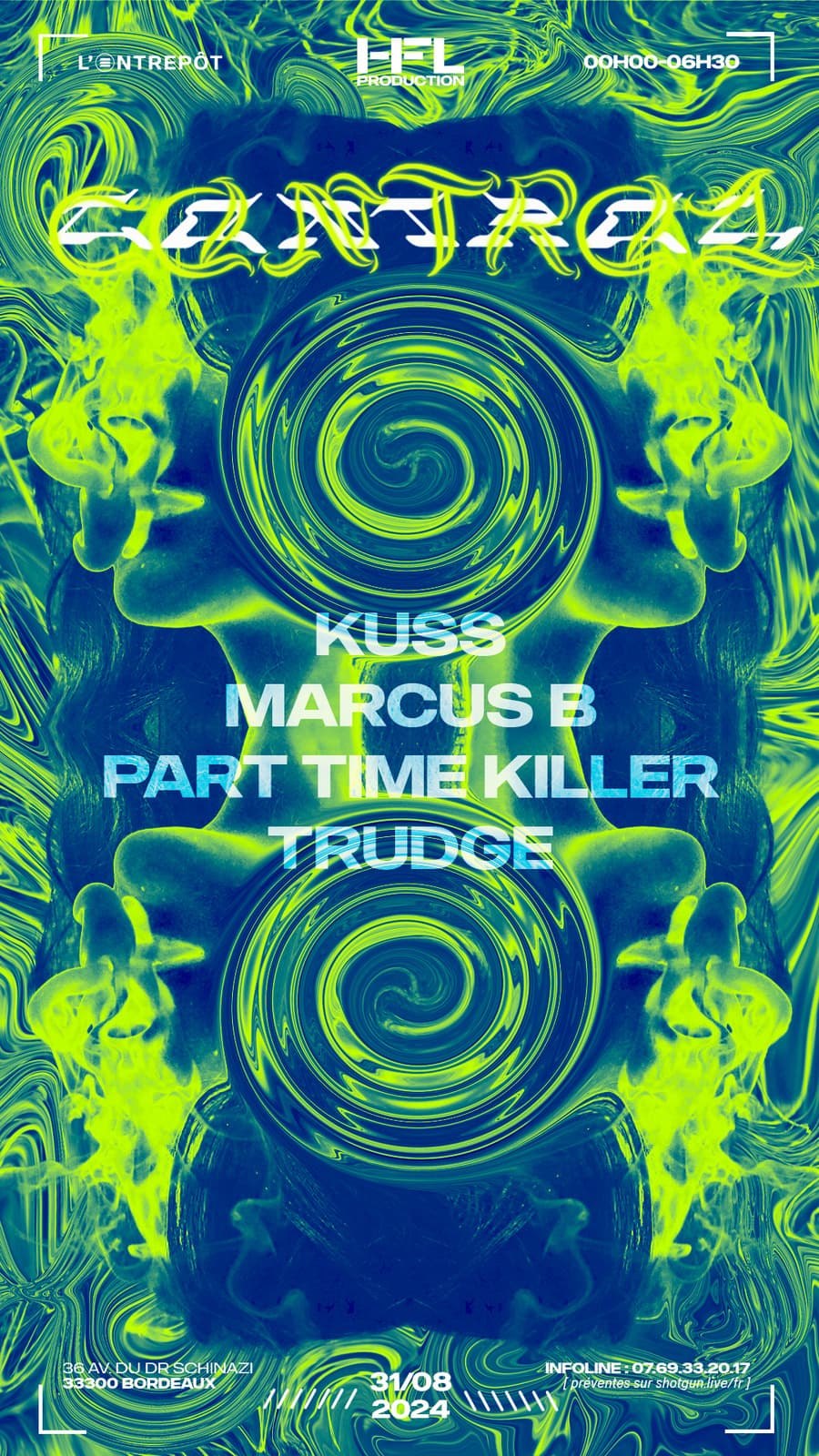 CONTROL W/ PART TIME KILLER / KUSS / TRUDGE / MARCUS B