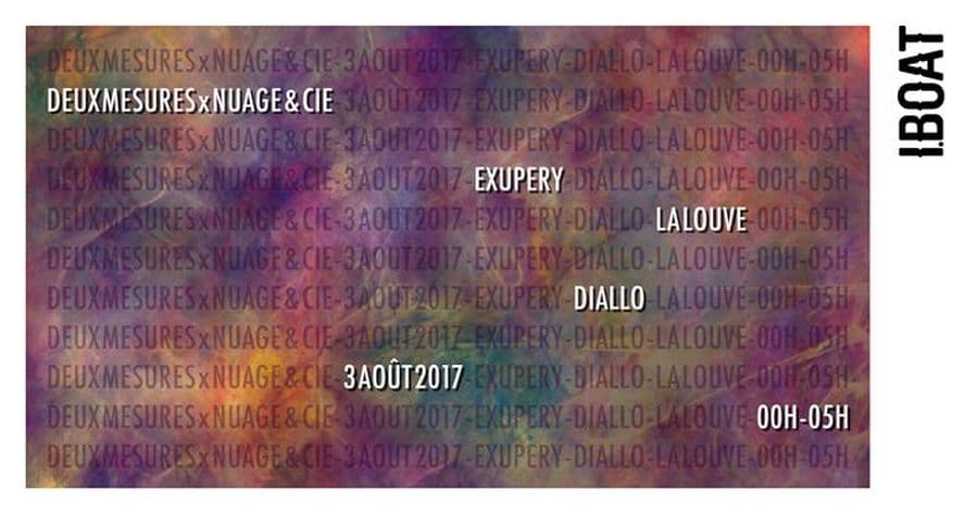 Deux Mesures x Nuage&Cie : avec Exupery + Diallo + La Louve