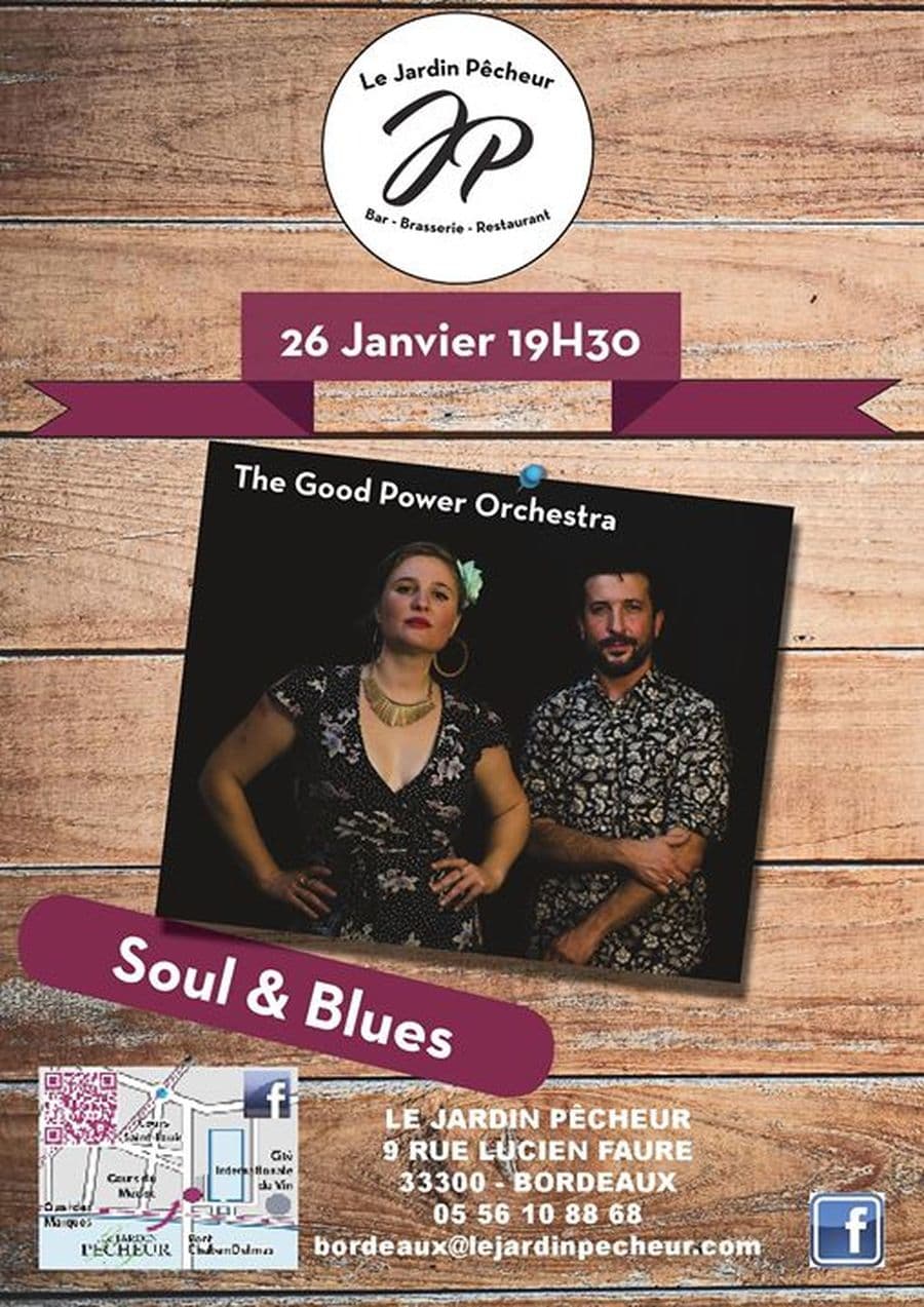Dîner-concert : avec The Good Power Orchestra