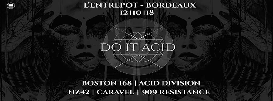 Do It AciD : avec Boston 168 + Acid Division + NZ42 + 909 Resistance
