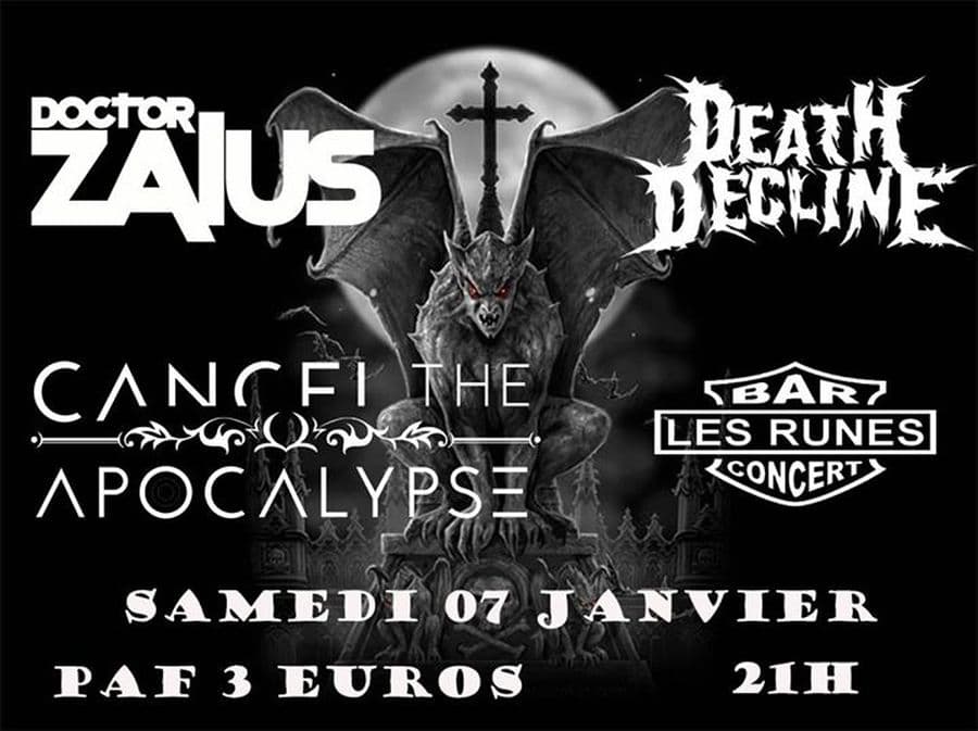 Docteur ZAIUS + Death Decline + Cancel The Apocalypse