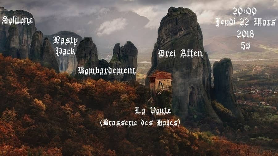 Drei Affen + Nasty Pack + Solitone + Bombardement