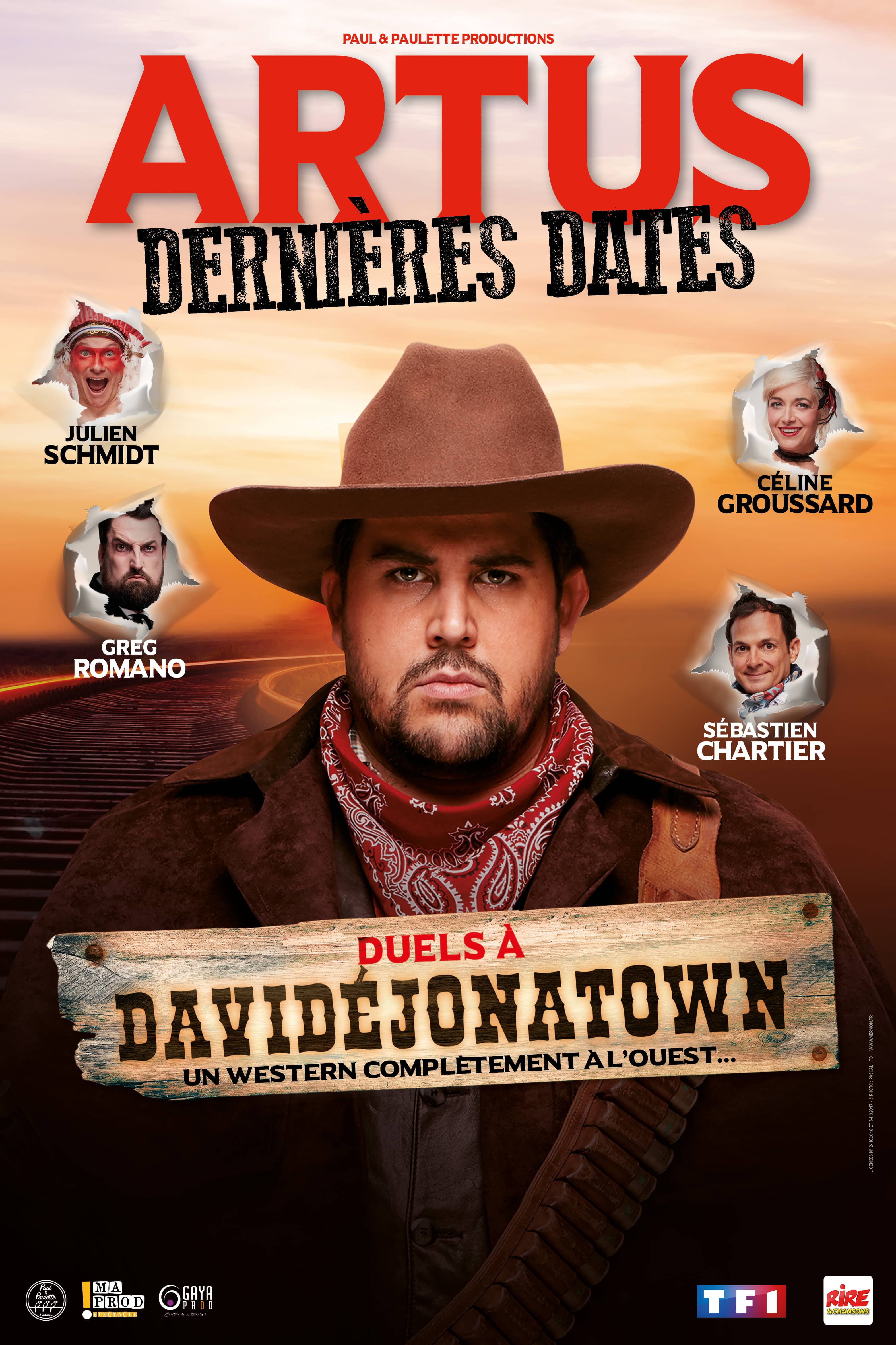 DUELS A DAVIDEJONATOWN - Un western complètement à l’Ouest / Ecrit et mis en scène par ARTUS