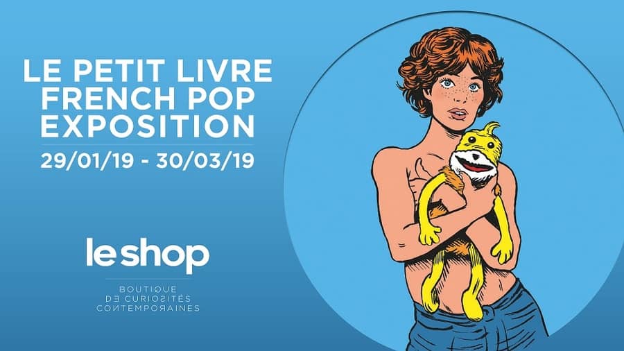 Expo 'Le Petit Livre French Pop' par Hervé Bourhis
