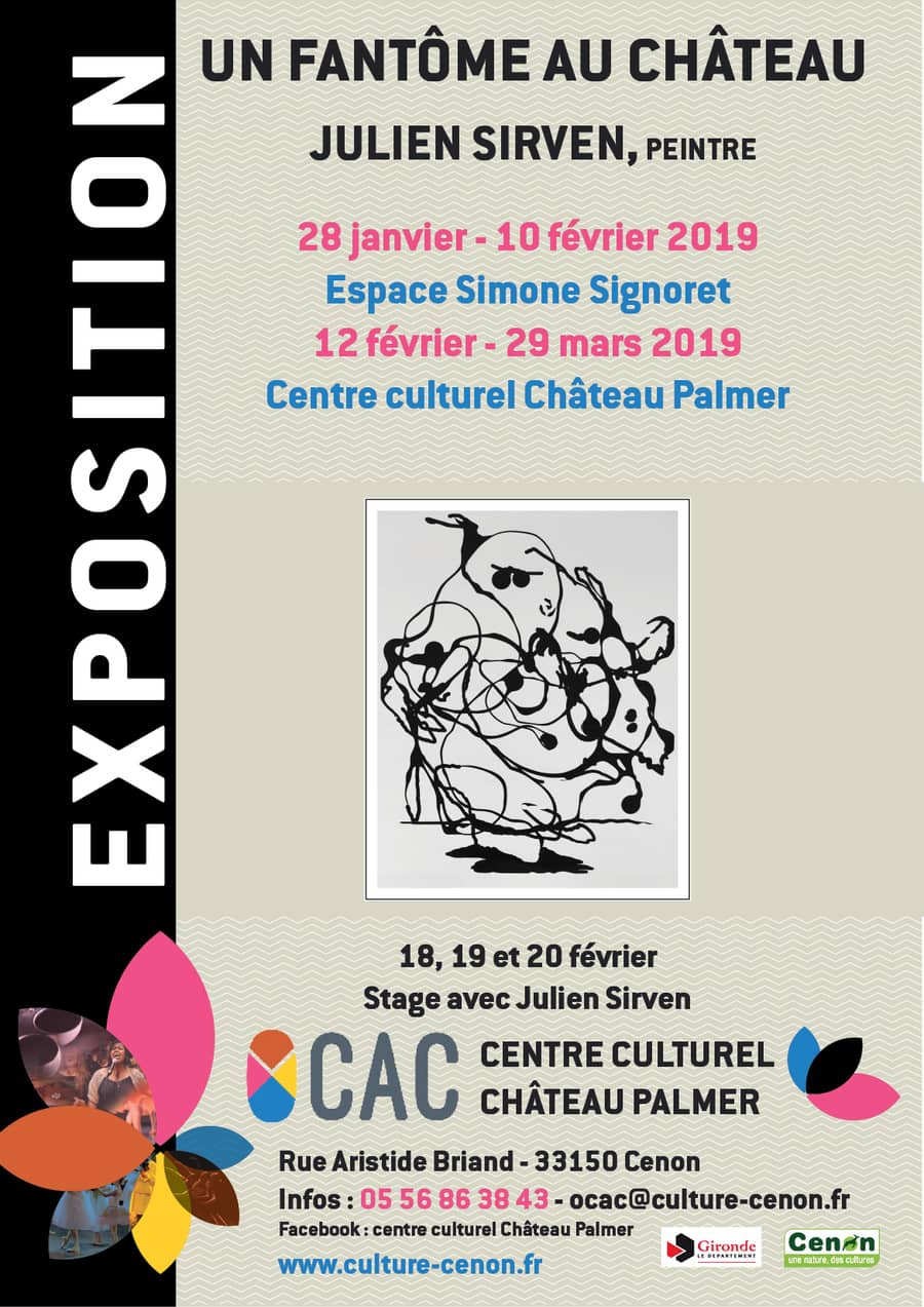 Exposition de peinture 'Un fantôme au Château' / Julien Sirven