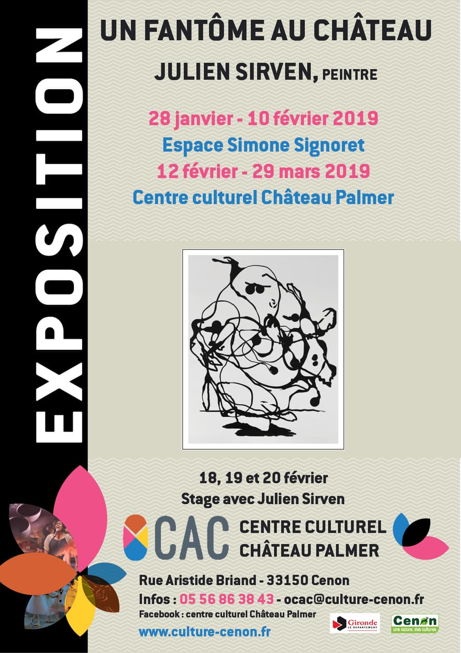 Exposition de peinture 'Un fantôme au Château' / Julien Sirven