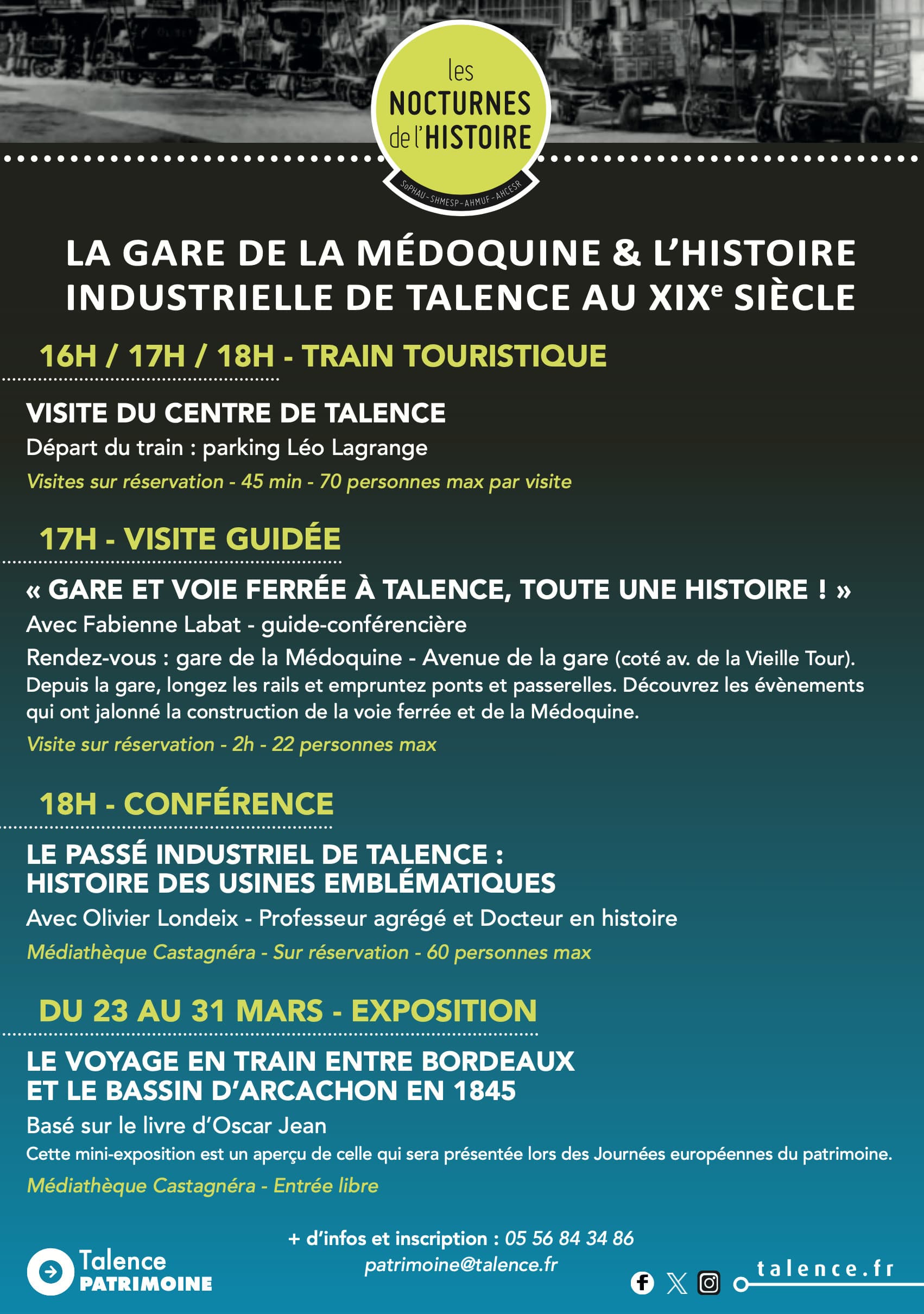 Le voyage en train entre Bordeaux et le Bassin d’Arcachon en 1845