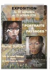 EXPOSITION ''PORTRAIT'' DU PEINTRE MURIEL DUPONT