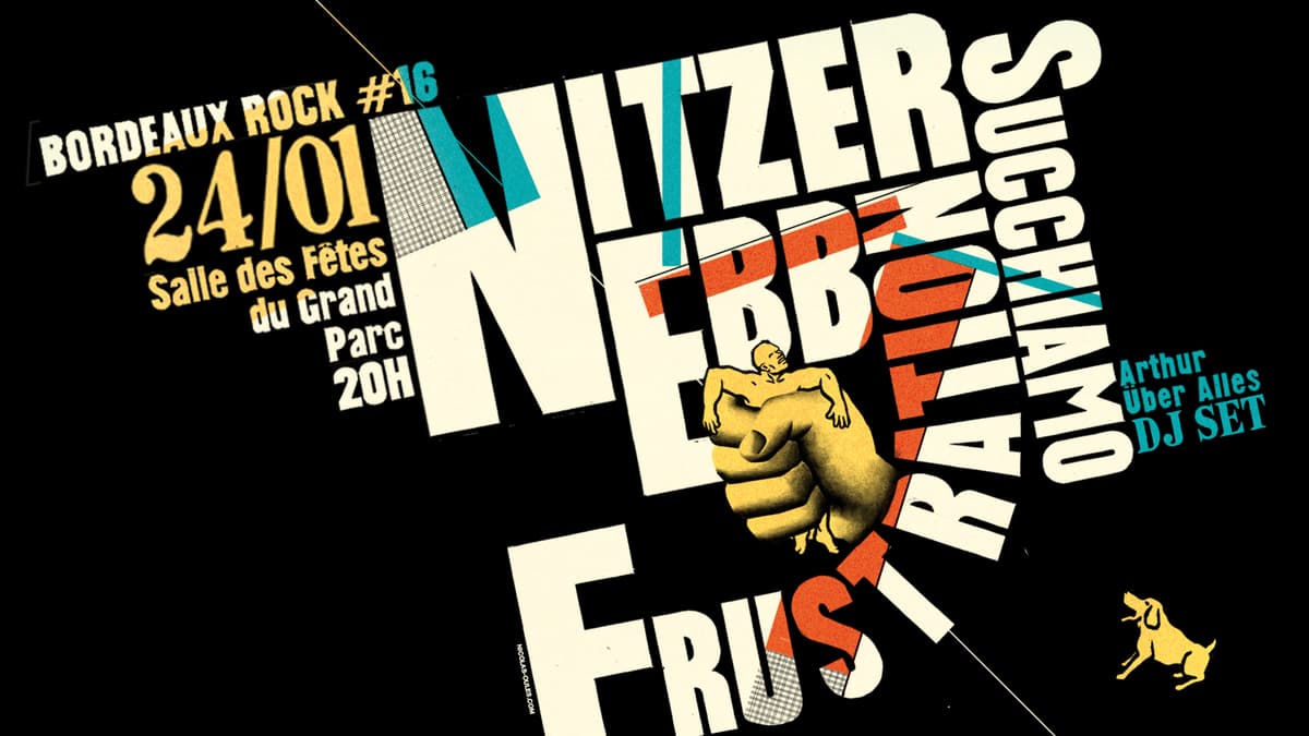 Festival Bordeaux Rock : avec Nitzer Ebb + Frustration + Succhiamo