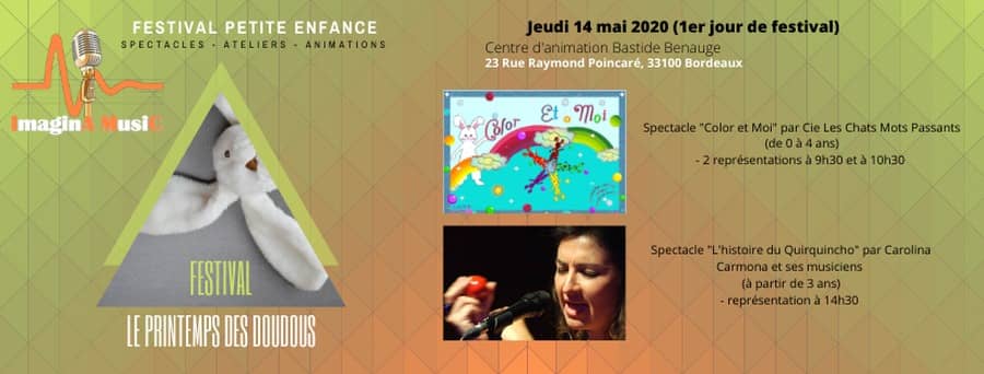Festival Le Printemps Des Doudous - 3ème édition - 1ère journée