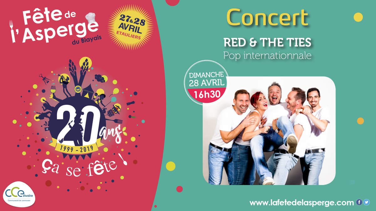 Fête de l'asperge du Blayais : avec Red & The Ties