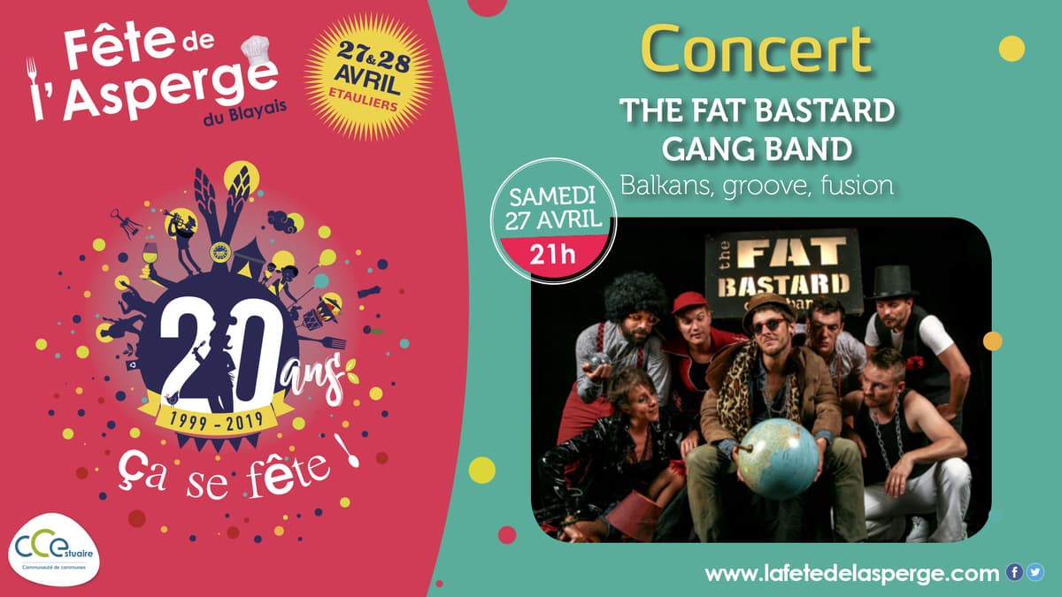 Fête de l'asperge du Blayais : avec The Fat Bastard Gang Band