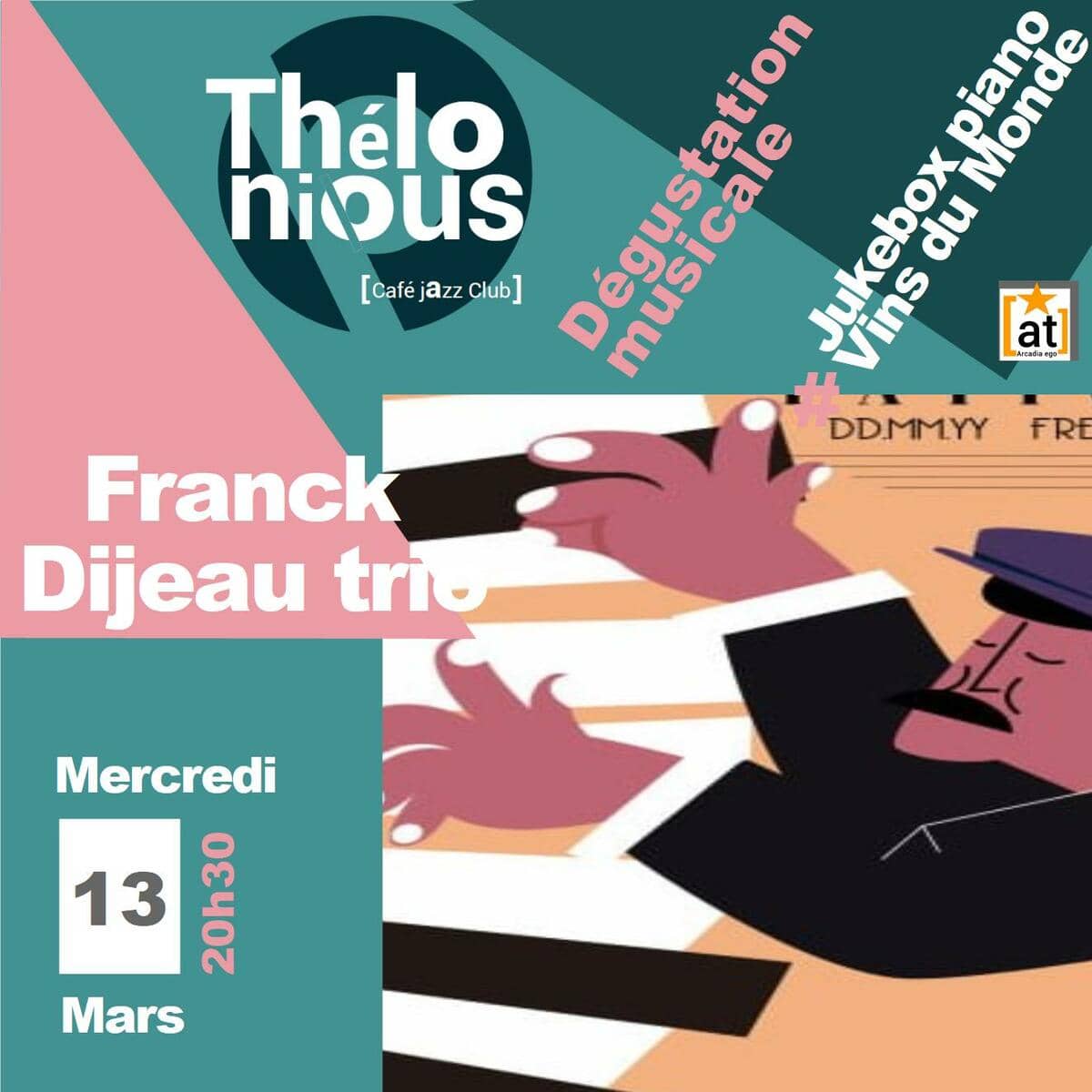 Franck Dijeau trio + Dégustation en immersion musicale