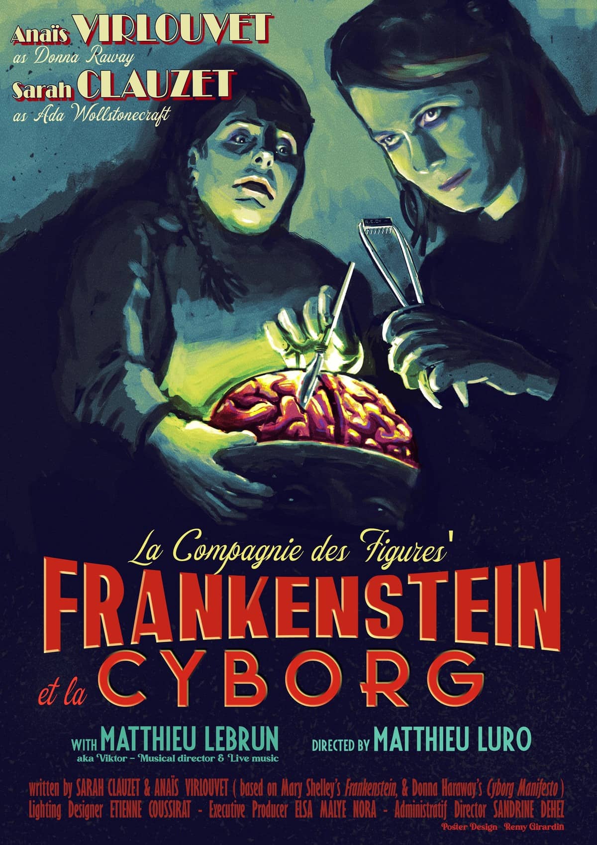 Frankenstein et La Cyborg - par la Compagnie des Figures