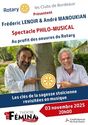 Frédéric Lenoir et André Manoukian - Les clés de la sagesse stoïcienne revisitées en musique