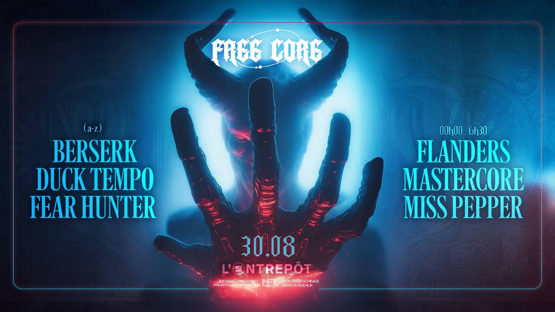 Free Core w/ Miss Pepper / Duck Tempo / Flanders / Berserk