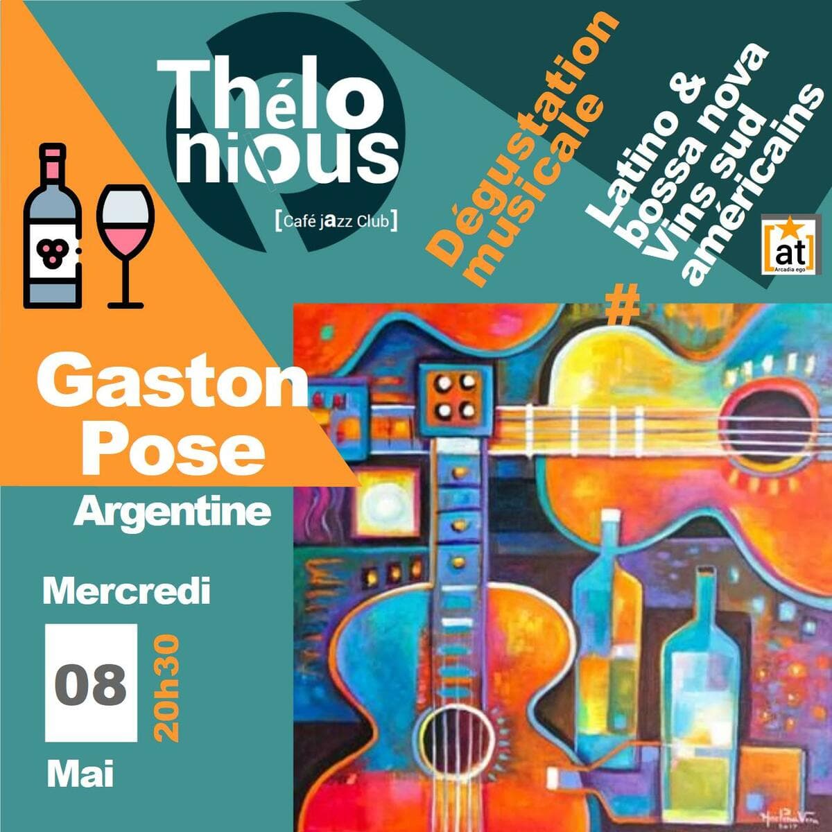 Gaston Pose + dégustation musicale ''les vins d'Amérique Latine''