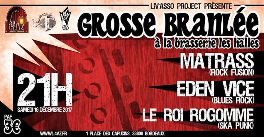 Grosse Branlée #1 : avec Matrass + Le Roi Rogomme + Eden Vice