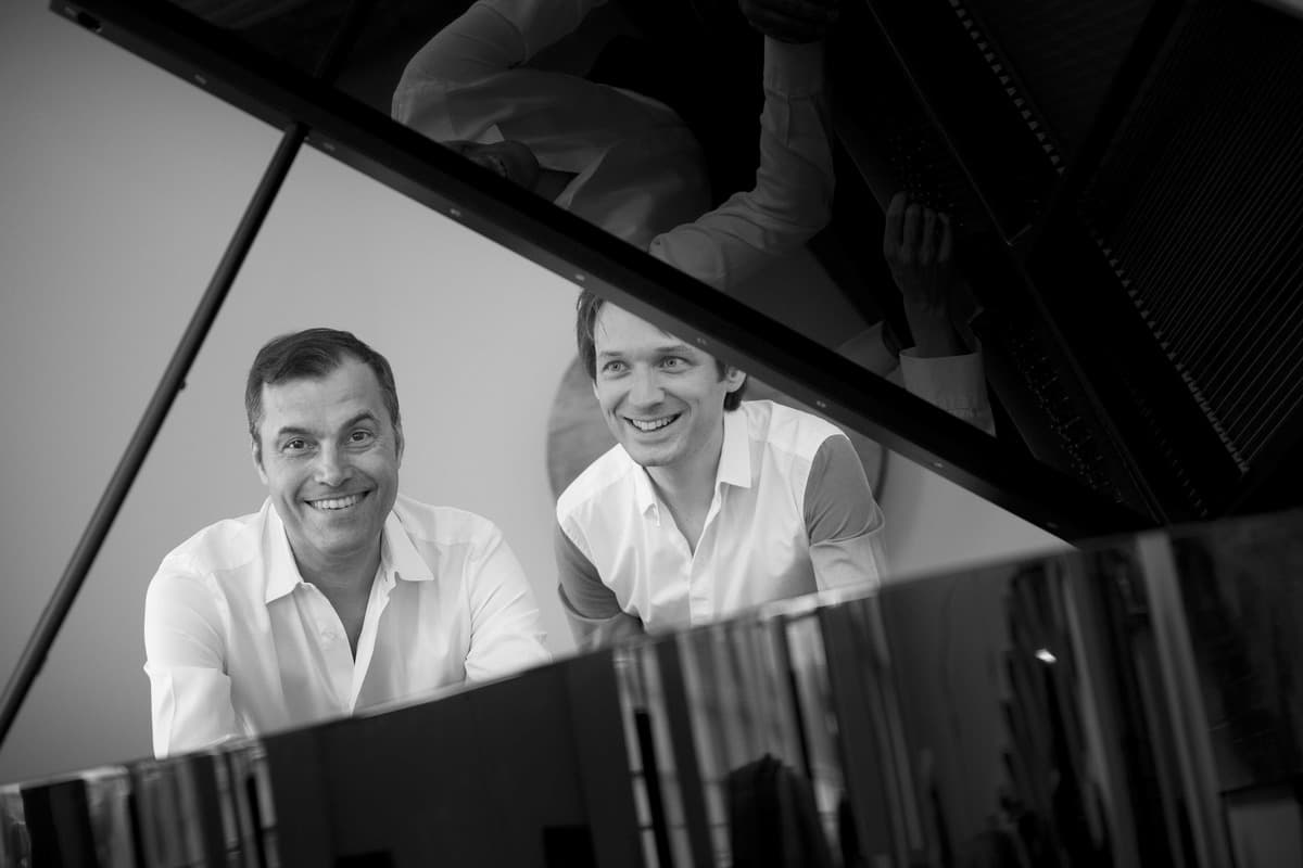 Guillaume COPPOLA et Hervé BILLAUT, piano à quatre mains