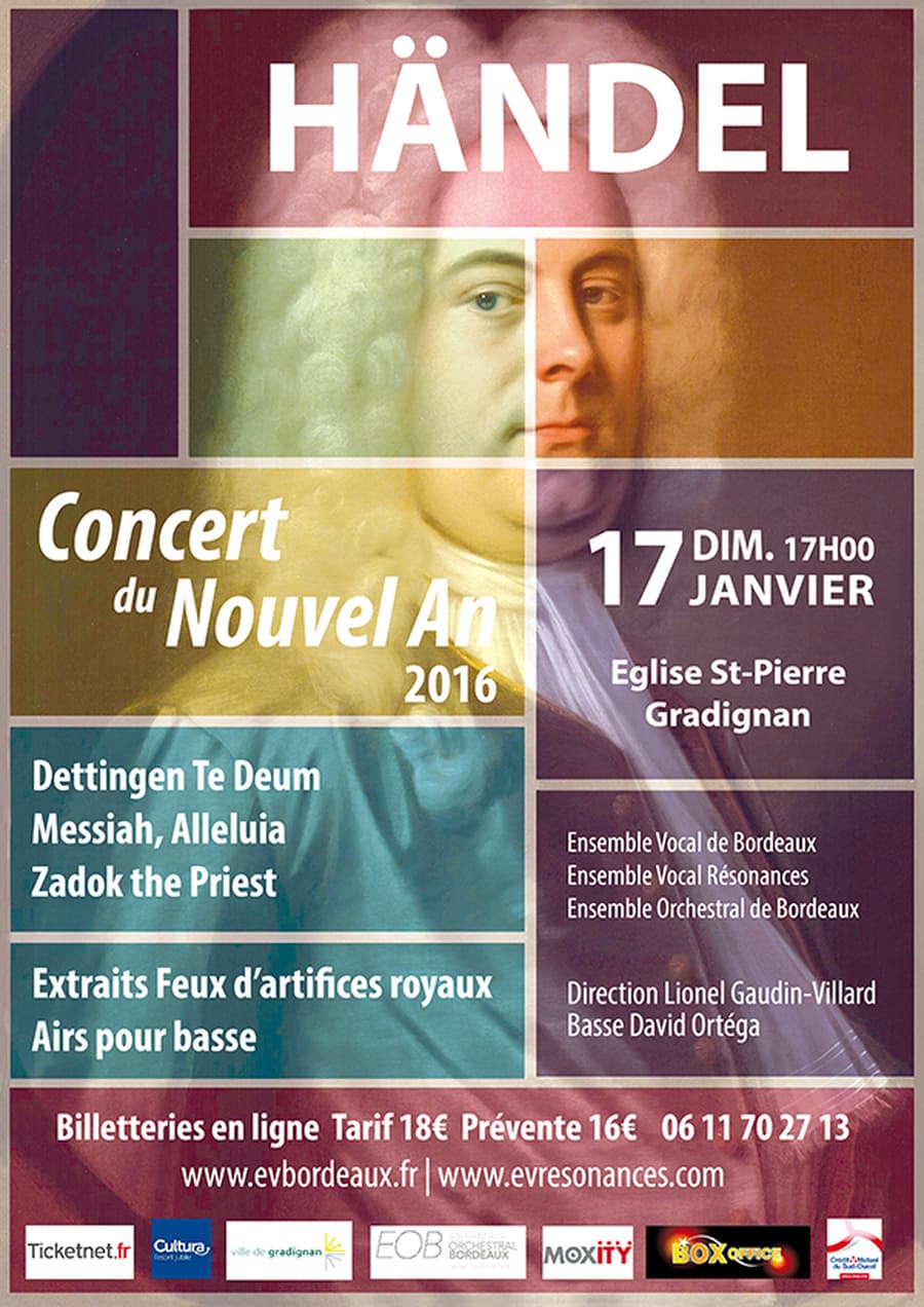 Händel à l'honneur pour un Concert du Nouvel An