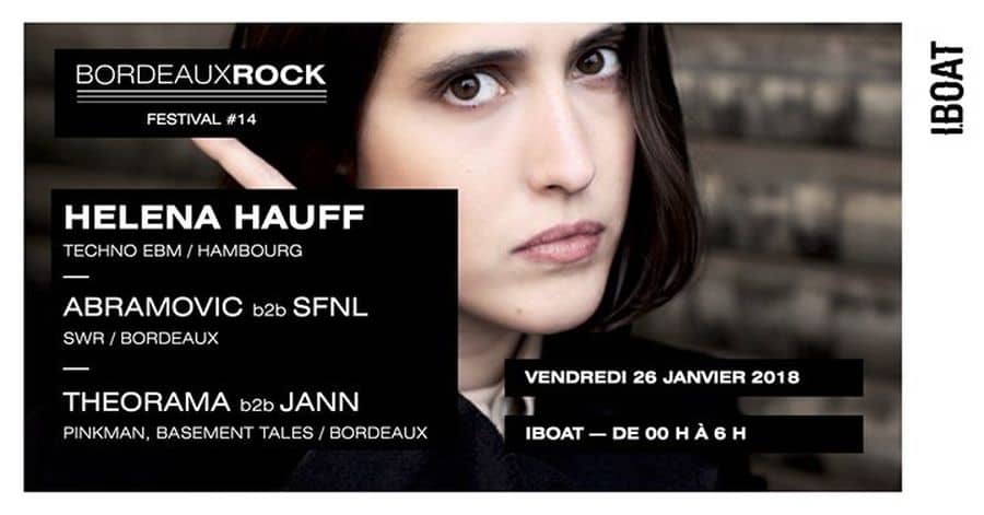 Helena Hauff + Abramovic b2b SFNL + Theorama b2b Jann
