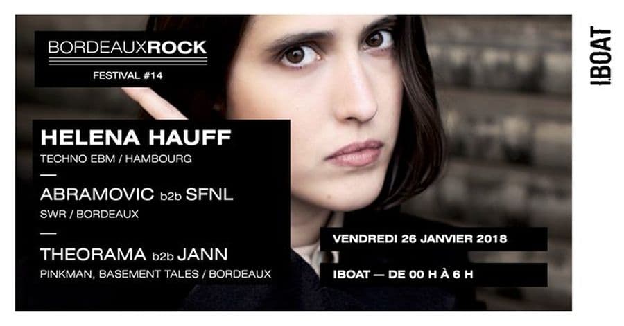 Helena Hauff + Abramovic b2b SFNL + Theorama b2b Jann