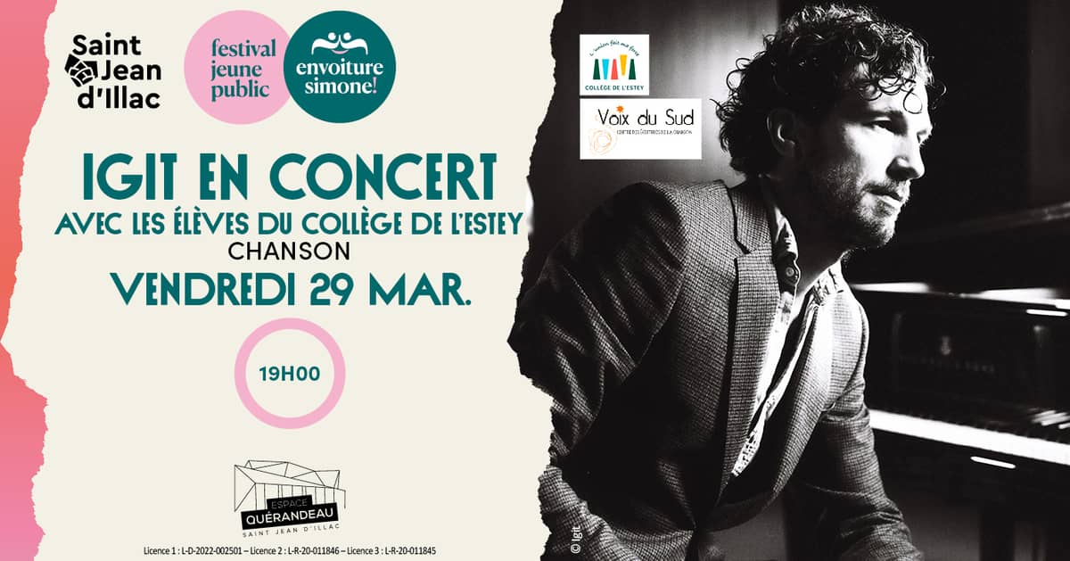 Igit en concert avec les élèves du collège de l'Estey