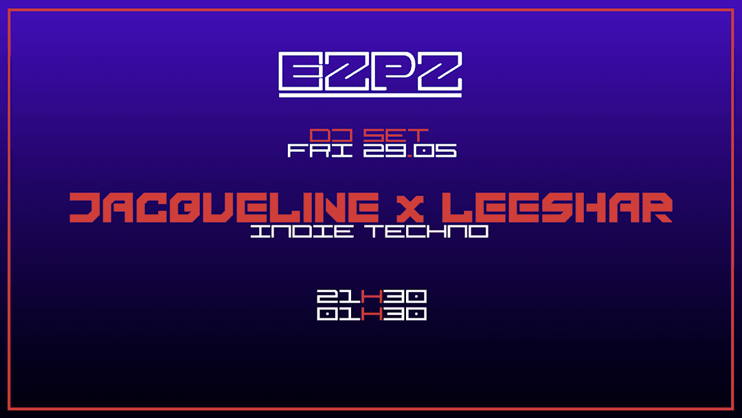Jacqueline x Leeshar : DJ set indie techno