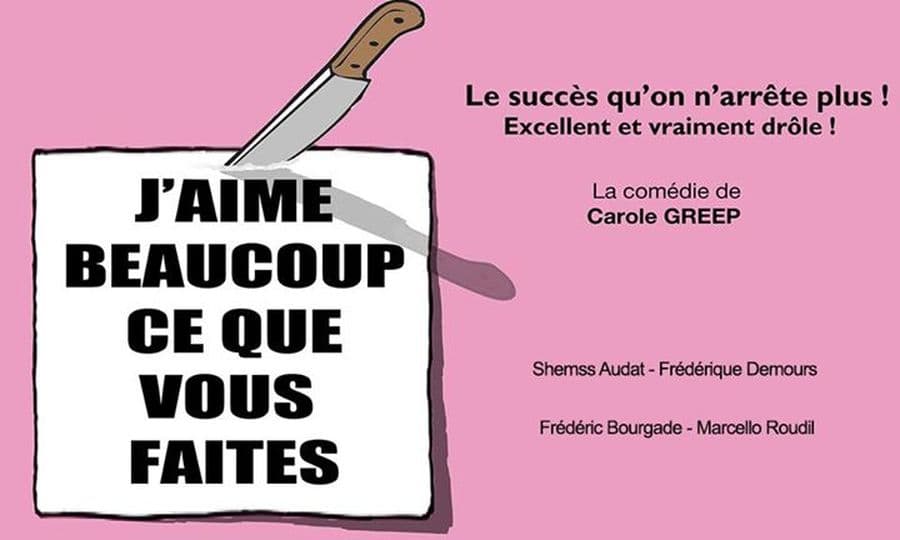 J'aime beaucoup ce que vous faites