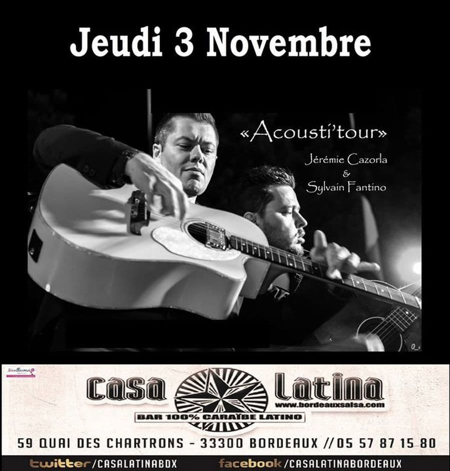 Jérémie Cazorla et Sylvain Fantino : Acousti'tour