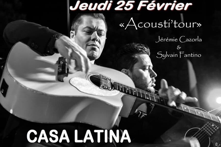 Jérémie Cazorla et Sylvain Fantino ''Acousti'tour''
