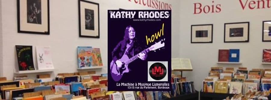 Kathy Rhodes mini-concert à La Machine à Musique