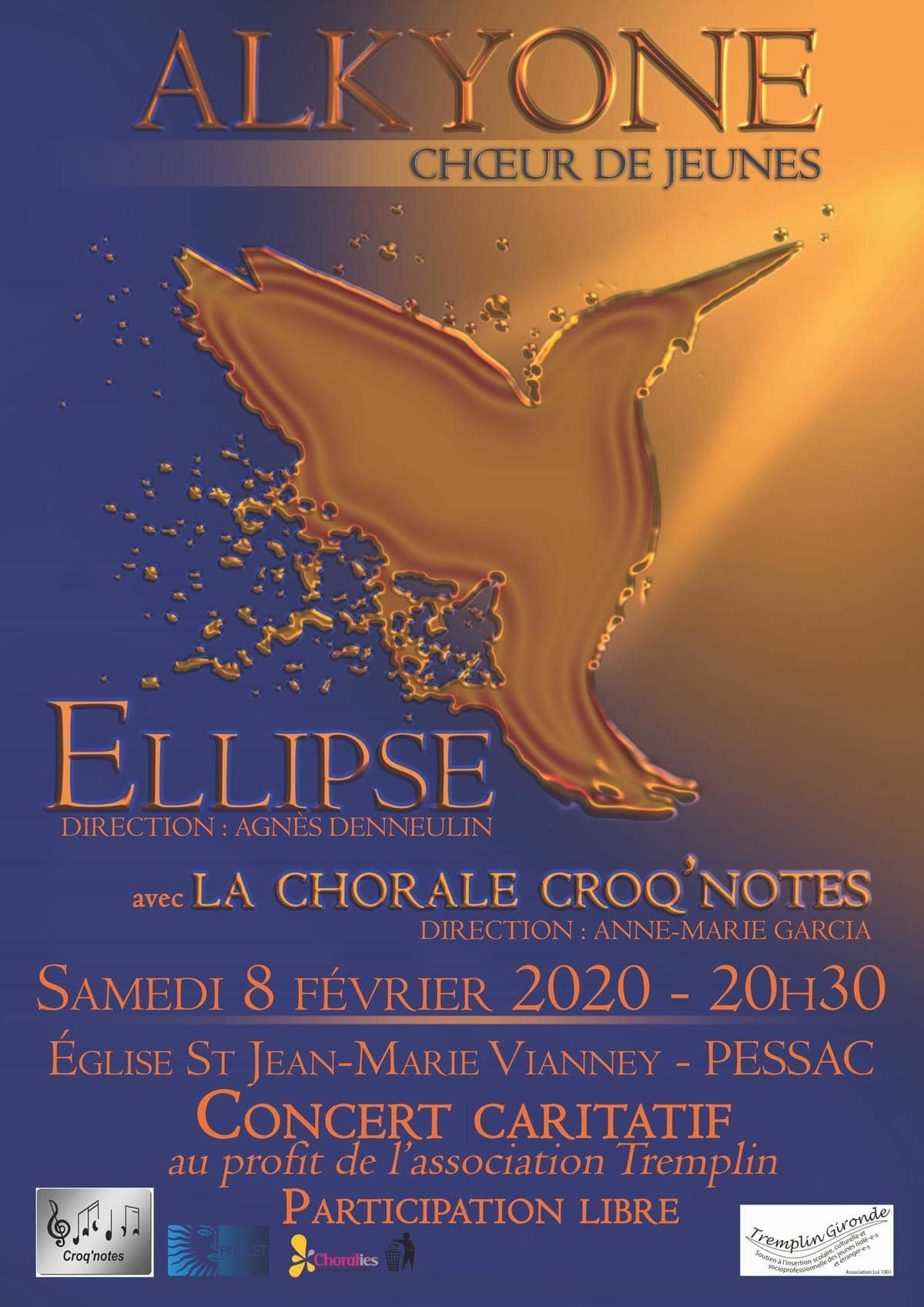 La chorale Croq'Notes reçoit le coeur de jeunes Alkyone