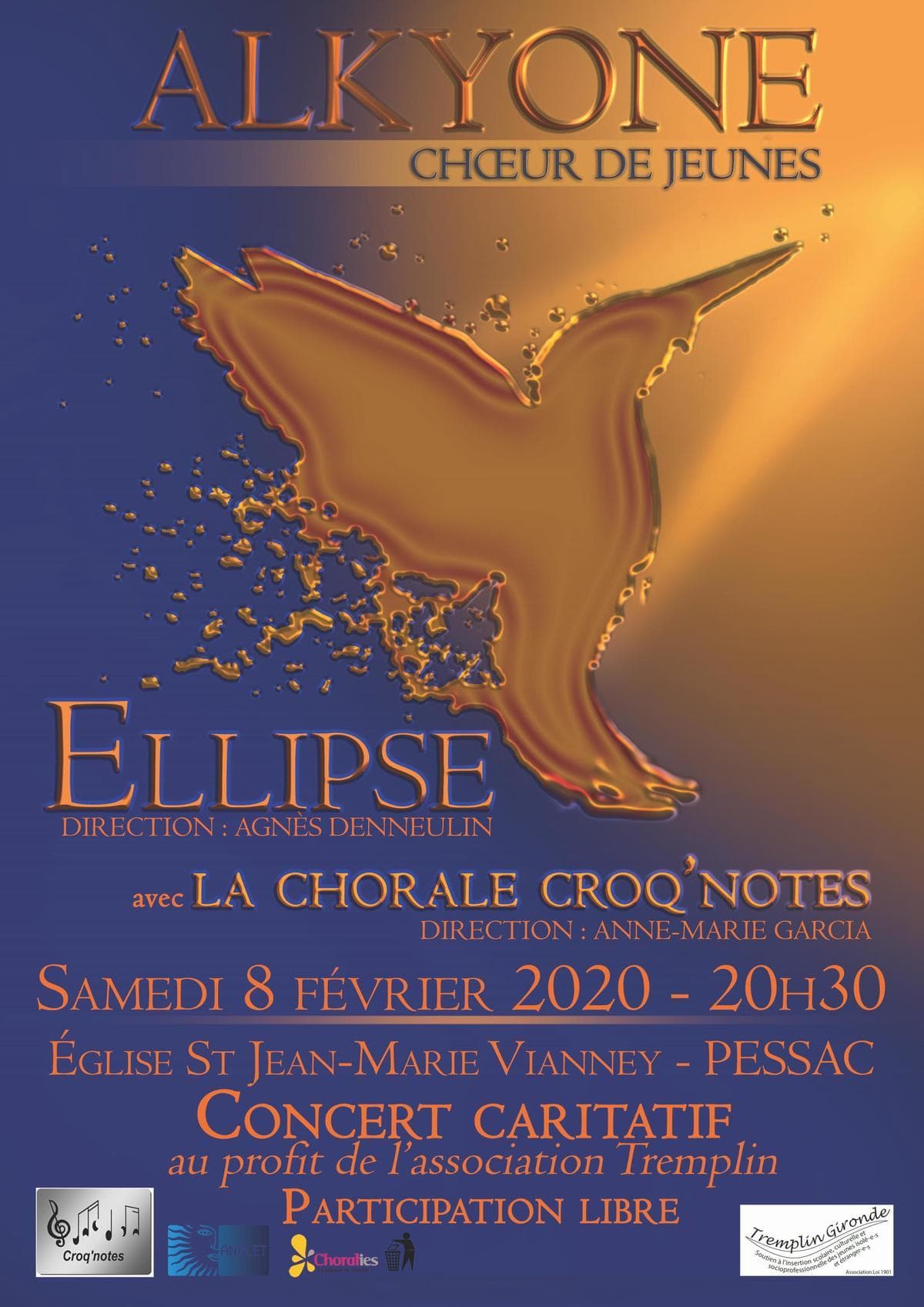 La chorale Croq'Notes reçoit le coeur de jeunes Alkyone