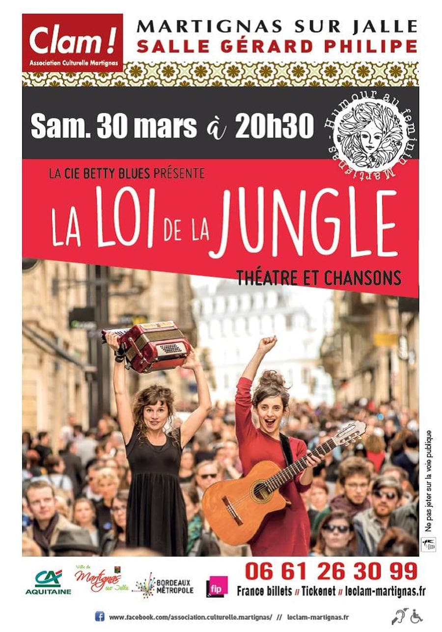 LA LOI DE LA JUNGLE - FESTIVAL HUMOUR AU FEMININ