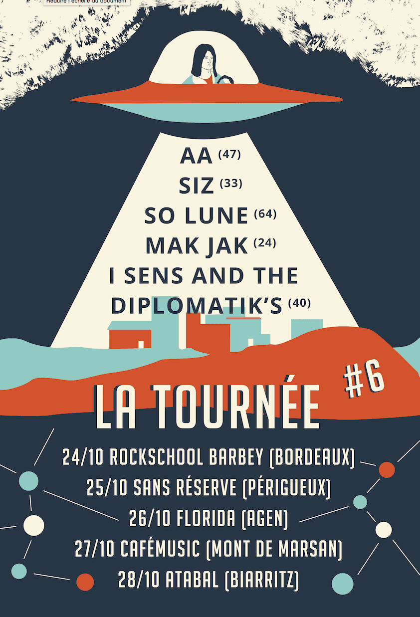 La Tournée #6 Avec AA + Siz + Mak Jak + SO Lune + I Sens And the Diplomatik's