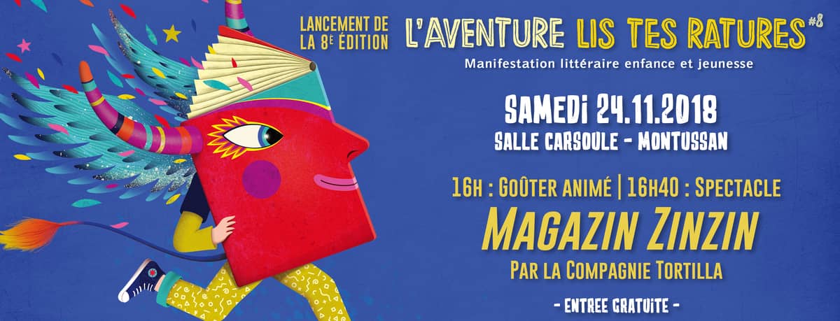 Lancement de la 8è édition de Lis Tes Ratures : avec ''Magasin Zinzin - Les ficelles du merveilleux'' par la Cie Tortilla