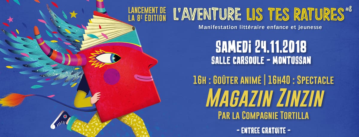 Lancement de la 8è édition de Lis Tes Ratures : avec ''Magasin Zinzin - Les ficelles du merveilleux'' par la Cie Tortilla