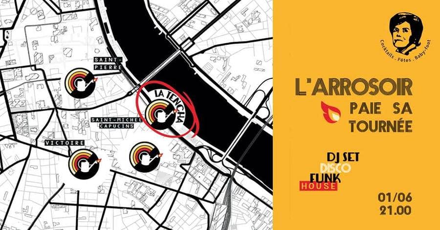 L'arrosoir paie sa tournée : dj set disco funk house