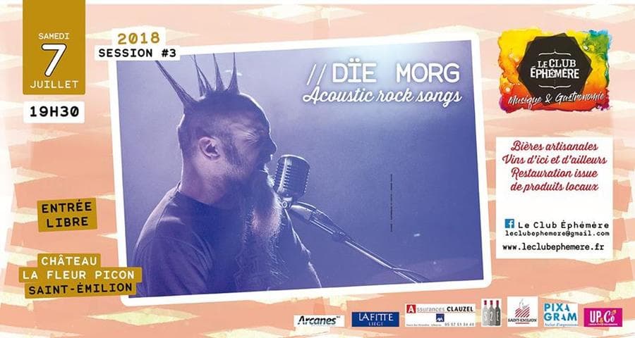 Le Club Ephémère 2018, #Session3 : avec Dïe Morg