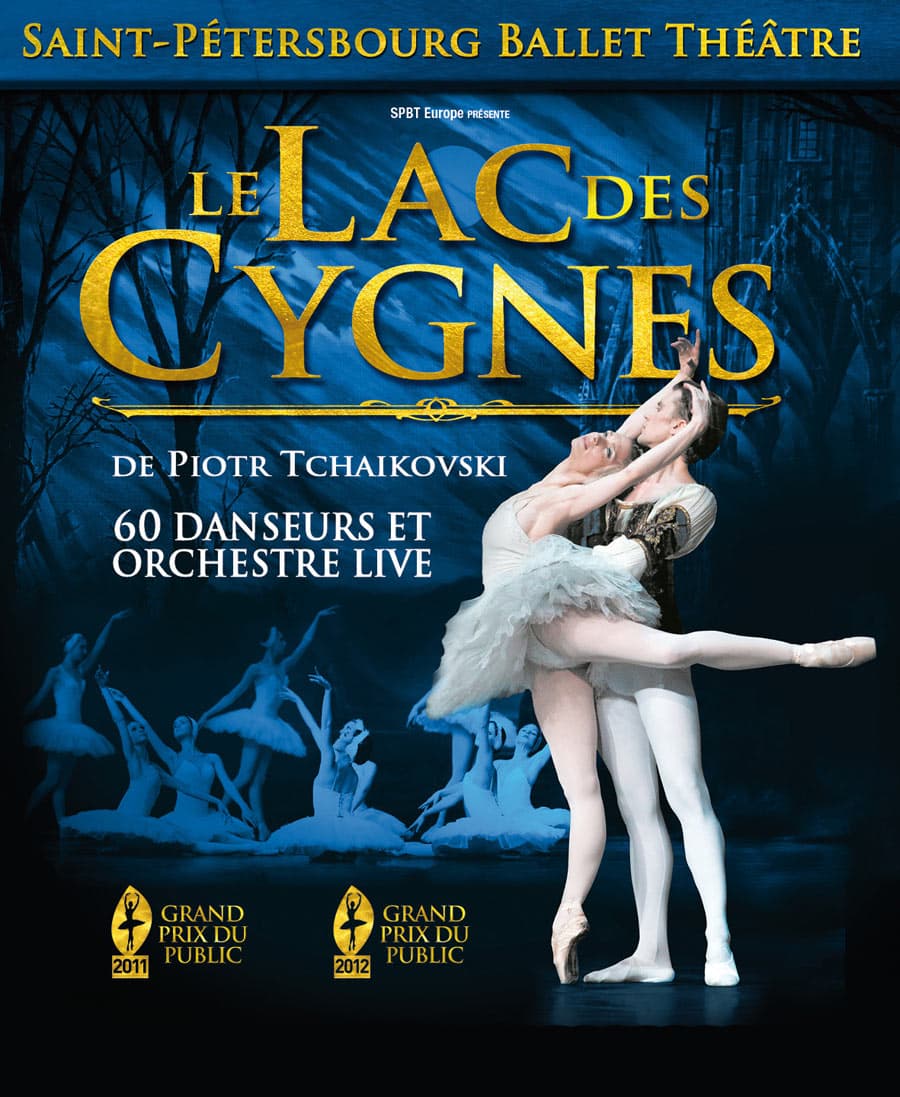 LE LAC DES CYGNES, par le SAINT PETERSBOURG BALLET THEATRE