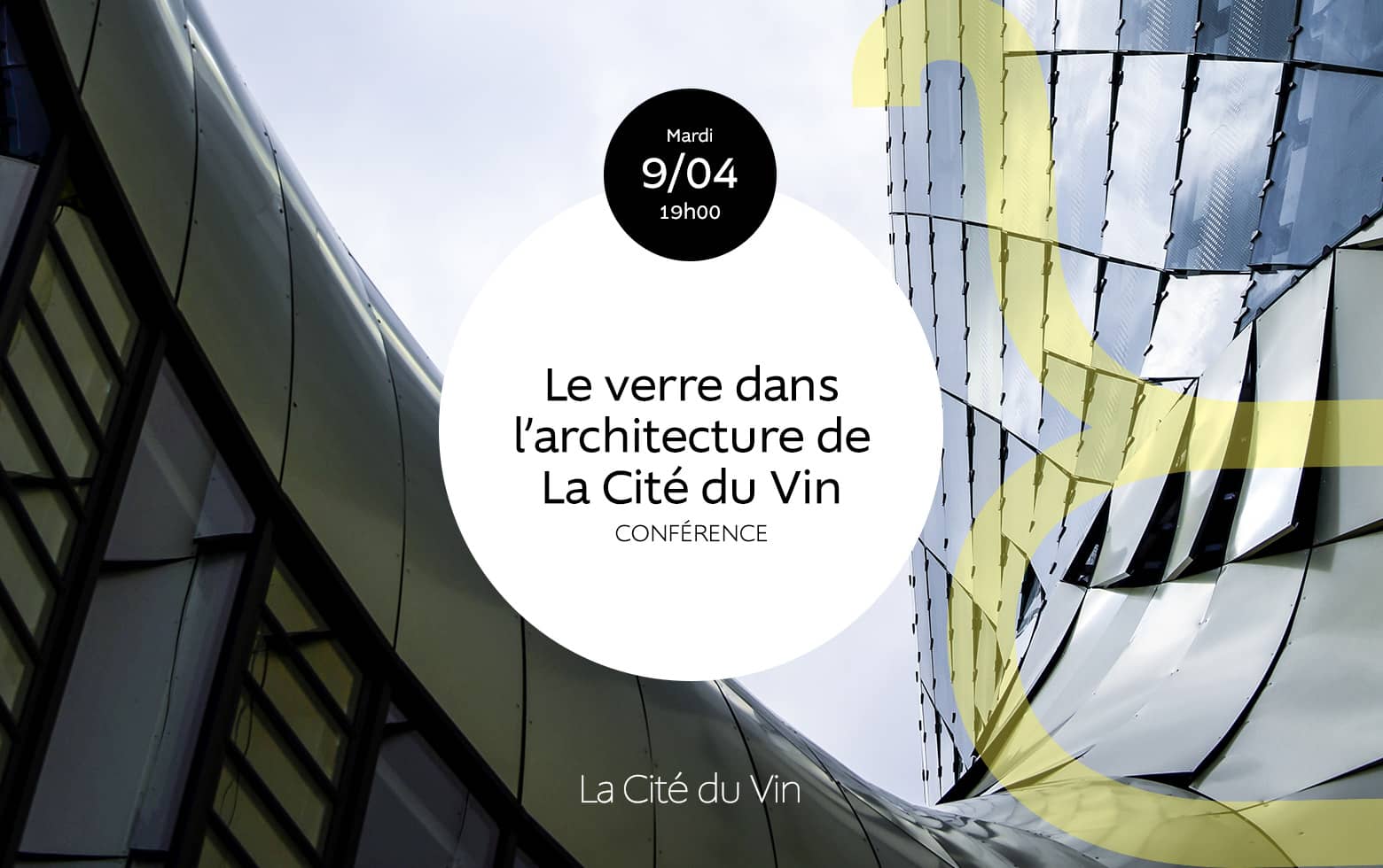 Le verre dans l'architecture de La Cité du Vin