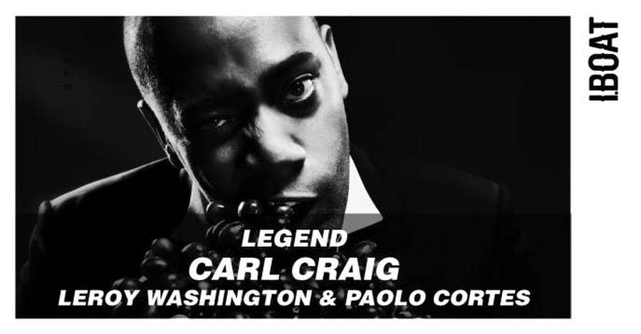 Legend : avec Carl Craig + Leroy Washington + Paolo Cortes