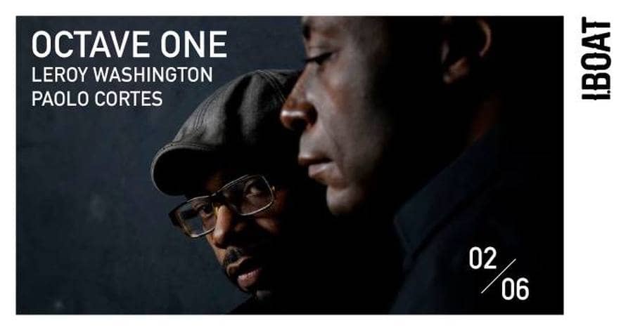 Legend : avec Octave One + Leroy Washington + Paolo Cortes