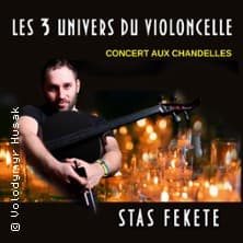 Les 3 Vies du Violoncelle Stas Fekete : Concert aux Bougies