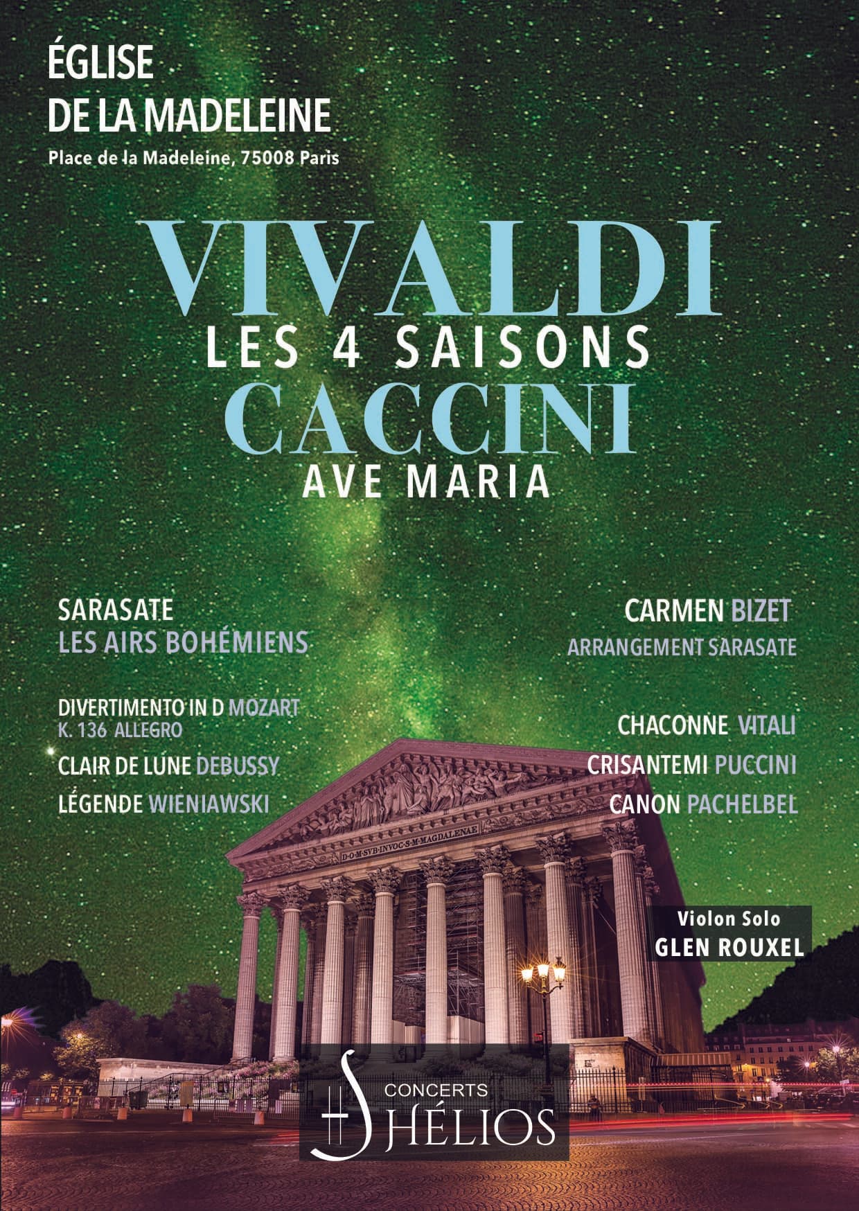 Les 4 Saisons de Vivaldi, Ave Maria et Célèbres Concertos