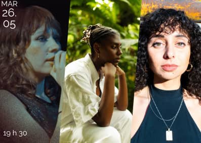 Les nouvelles voix de la littérature, scène à trois autrices