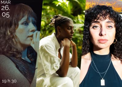 Les nouvelles voix de la littérature, scène à trois autrices