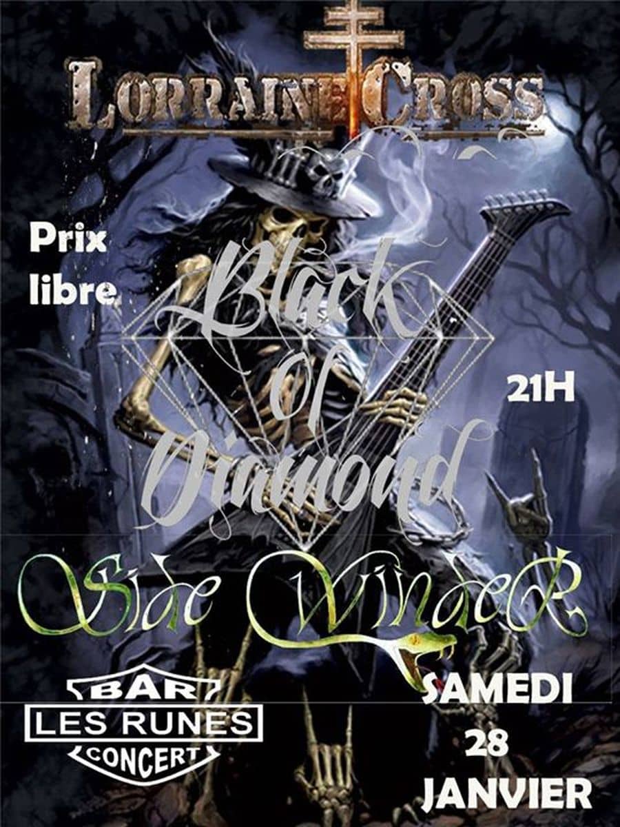 Lorraine Cross + Black Of Diamond + Side Winder