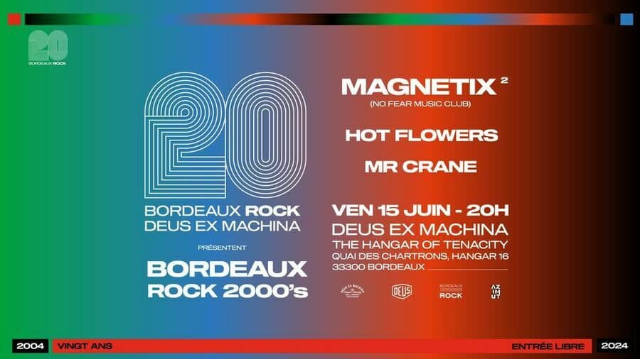MAGNETIX NoFearMusicClub - BORDEAUX ROCK FÊTE SES 20 ANS !